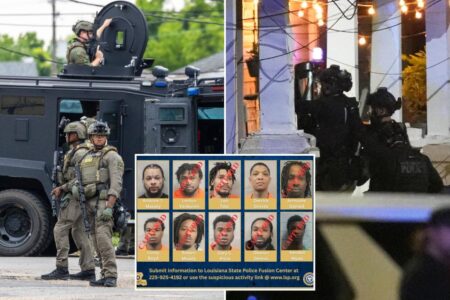 Three more escaped New Orleans inmates captured as manhunt continues for last 2 fugitives