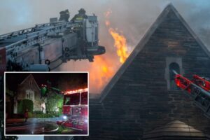 Massive inferno engulfs .5M mansion near Obama residence in Washington, DC