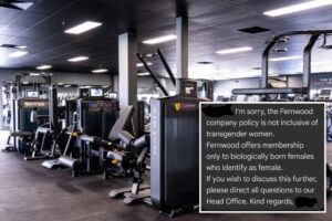 Trans female banned from popular women’s only gym