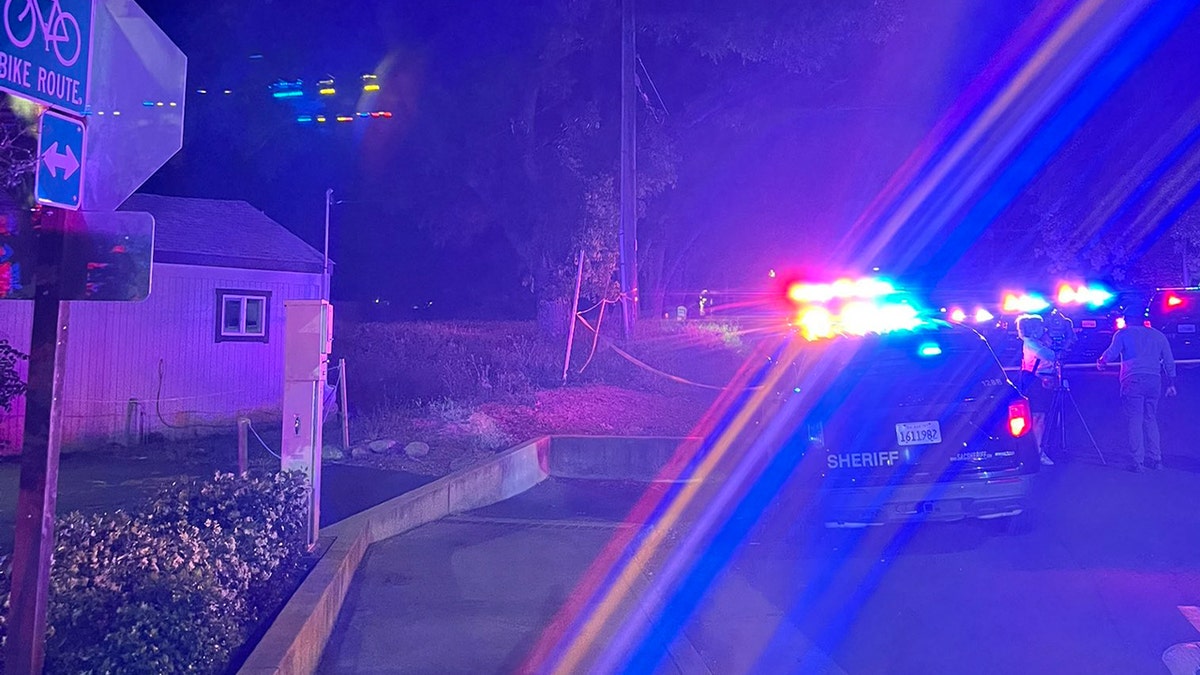 Sacramento County stabbing death crime scene