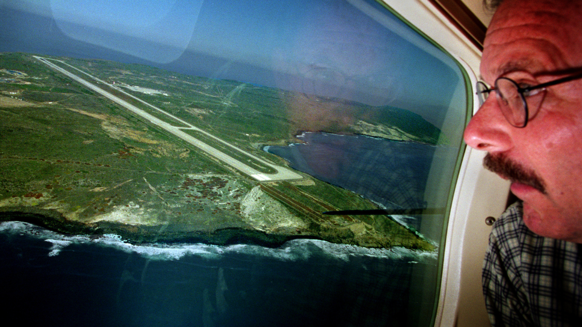 San Clemente Island overhead