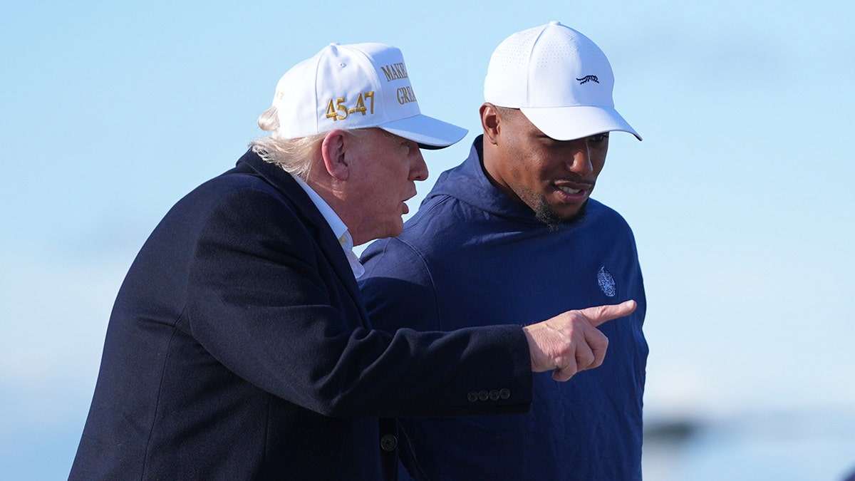 Trump and Saquon Barkley