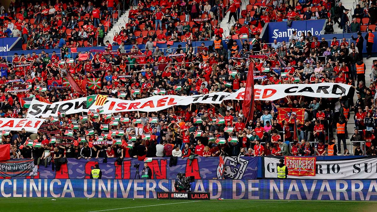 The banner in Spain