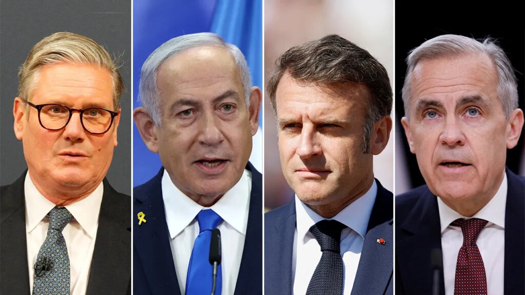 Netanyahu accuses the UK, France and Canada of ‘enabling Hamas’