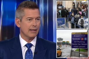 Transportation boss Sean Duffy pledges to fix ‘frail system’ that caused frightening Newark airport air traffic control outage: ‘This should’ve been dealt with’ by Biden 