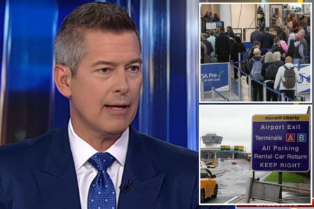 Transportation boss Sean Duffy pledges to fix ‘frail system’ that caused frightening Newark airport air traffic control outage: ‘This should’ve been dealt with’ by Biden 