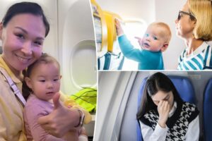 A flight attendant taught me this mommy hack for traveling with my baby — but trolls say it’s ‘stupid’ and ‘unsafe’