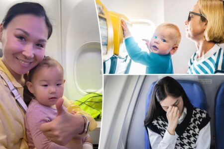A flight attendant taught me this mommy hack for traveling with my baby — but trolls say it’s ‘stupid’ and ‘unsafe’