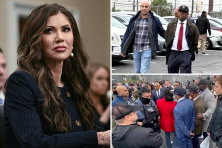 DHS Secretary Kristi Noem says NJ Dems involved in Newark ICE center fracas should be censured: ‘This was committing felonies’