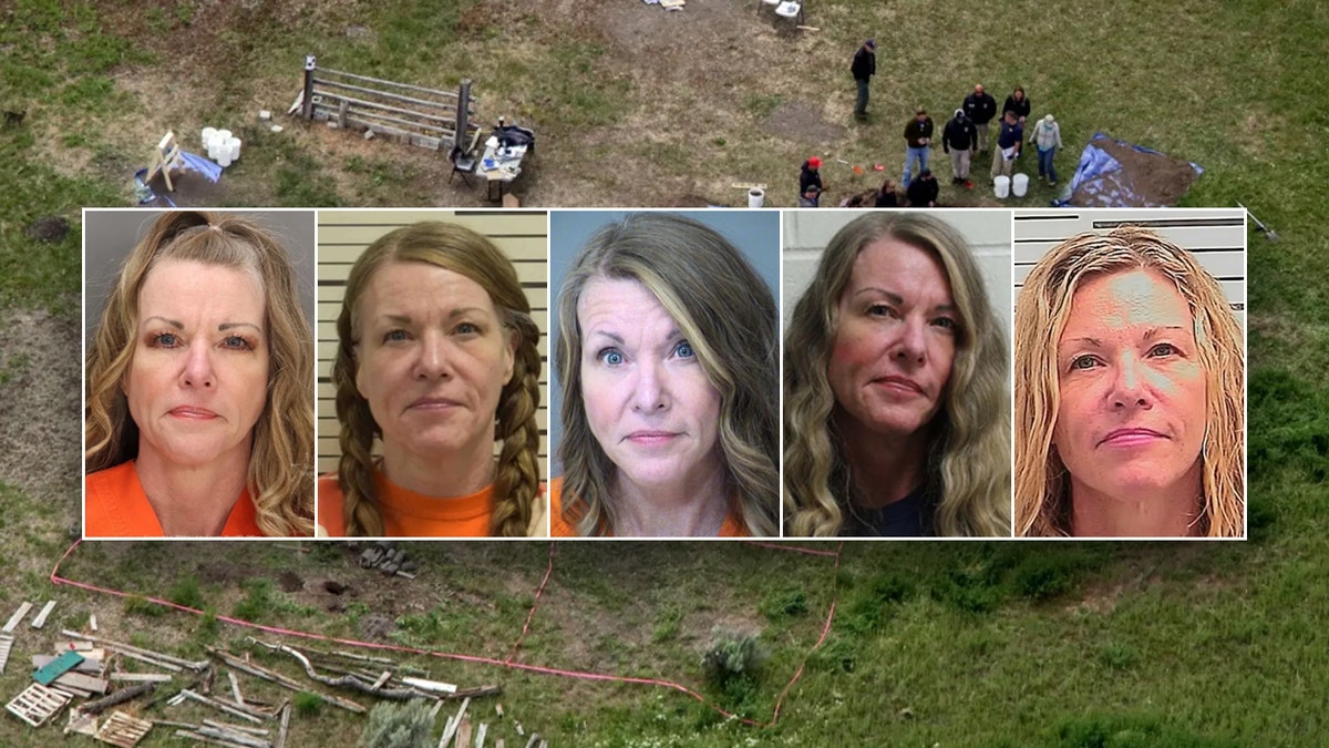 A collage of Lori Vallow's various mugshots