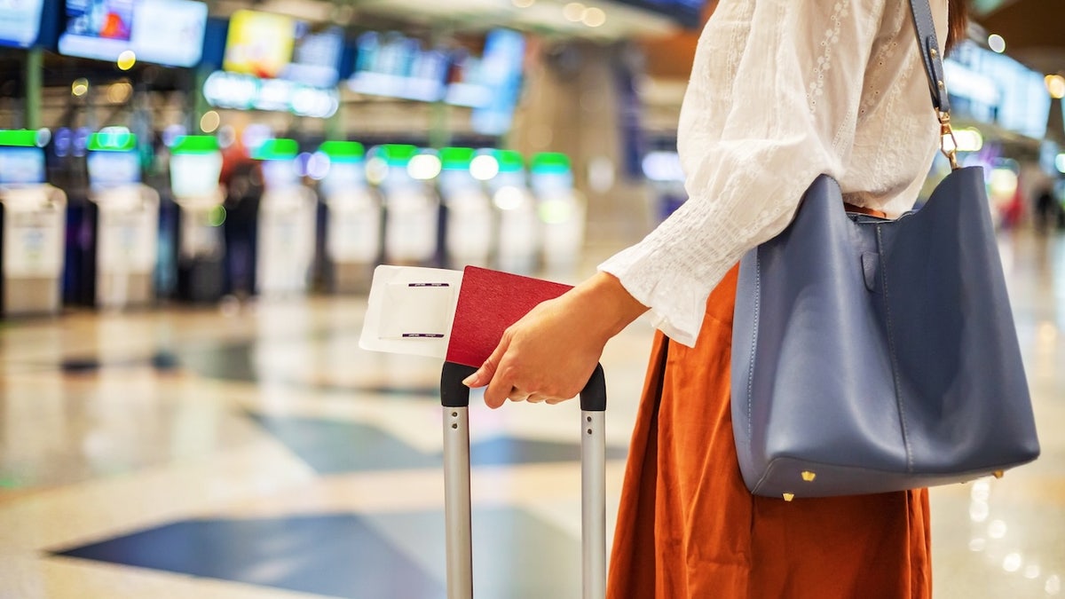 Woman at airport