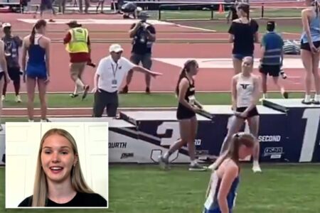 Oregon track star who refused to share podium with trans athlete reveals alleged conversation with officials after protest
