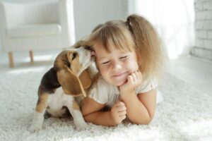 Having a dog in early childhood can make some kids healthier