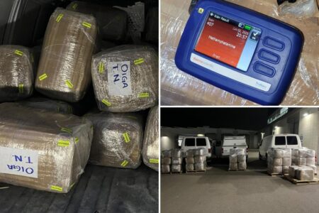 San Diego authorities arrest 3 illegal migrants allegedly involved in transporting more than M worth of meth