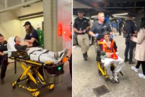 Maniac who stabbed 2, including innocent bystander, at Grand Central is charged with attempted murder: cops