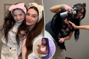 NJ influencer slammed after taking her 7-year-old daughter to spray tan: ‘Do we not say no anymore?’