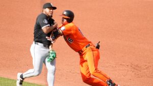 Orioles’ Coby Mayo criticized for baserunning tactic, and benches clear in Baltimore
