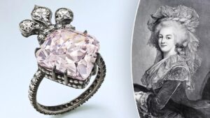 Rare 10-carat pink diamond linked to Marie Antoinette to be displayed and auctioned