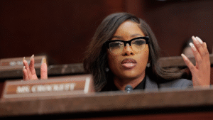 Jasmine Crockett agrees during town hall that ‘Republicans want poor people to die’