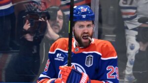 Oilers draw first blood in Stanley Cup Final rematch with 4-3 overtime victory against Panthers
