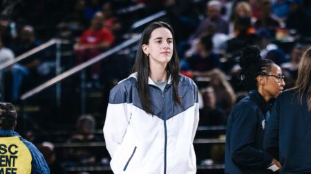 Caitlin Clark’s eagerly awaited rematch with Angel Reese put on ice as star takes smart approach to recovery