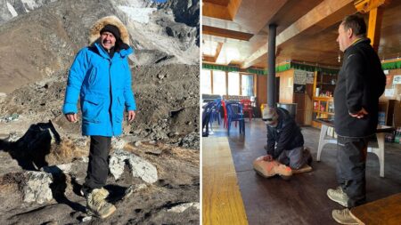 Defibrillator installed on Everest winds up saving climber’s life just weeks later