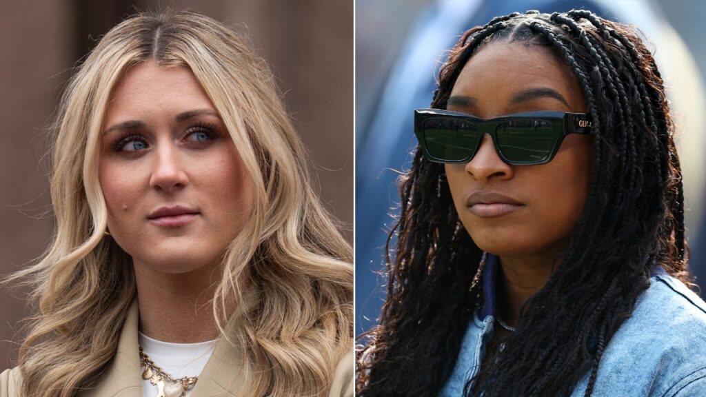 Sports columnist faces backlash over Simone Biles defense after Riley Gaines attack