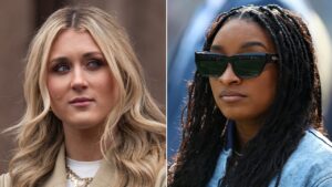 Sports columnist faces backlash over Simone Biles defense after Riley Gaines attack