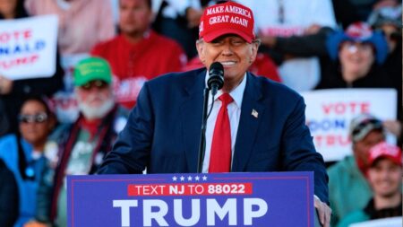 Trump not on ballot, but president front and center in New Jersey’s primary for governor