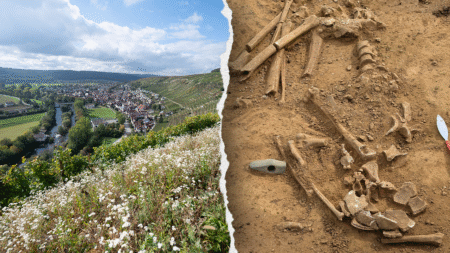 Mysterious ‘dumped’ bodies of woman and child found by archaeologists in picturesque town