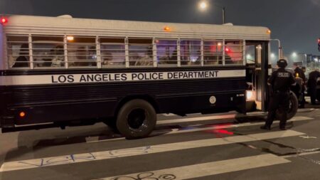 Protesters hauled away as anti-ICE protests continue in Los Angeles despite mayor’s curfew order