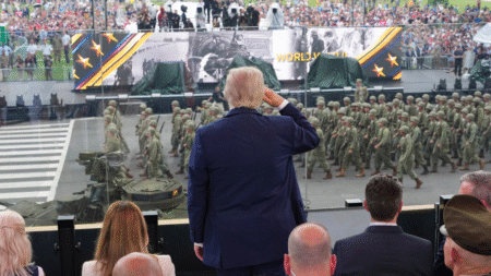 Top photos from Trump’s 250th birthday celebration of the US Army parade