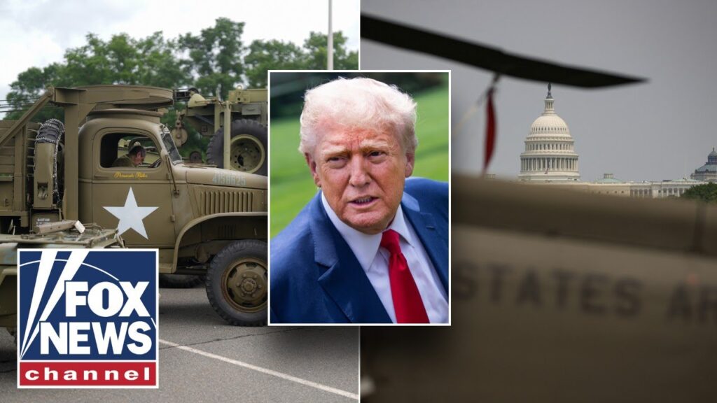 WATCH: Trump’s military parade begins in DC honoring the army’s 250th anniversary