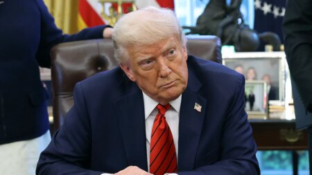 Trump promises to respond with ‘full strength and might’ of US military if Iran attacks America