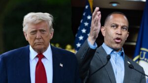 Hakeem Jeffries demands Trump ‘justify’ striking Iran, but side-steps impeachment question