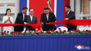 North Korea’s Kim cuts tape at coastal tourist site; foreigners not yet welcome