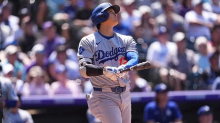 Dodgers’ Shohei Ohtani blasts homer in win, achieves statistical feat unseen since Willie Mays