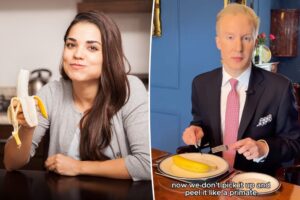 Etiquette expert shows the ‘correct’ way to eat a banana — and people are appalled by it: ‘You offended the entire world’s population’