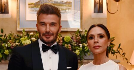 Victoria Beckham Shares Photo of Hospitalized David Beckham With His Arm in a Sling: ‘Get Well Soon’