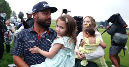 U.S. Open Champion J.J. Spaun and Wife Melody’s ‘Awkward’ Drama Explained