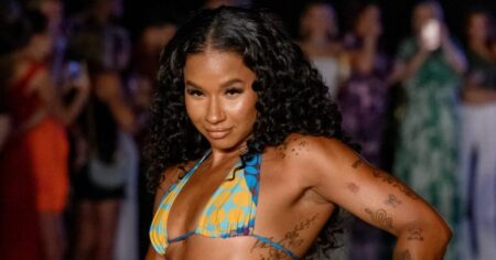 Jordan Chiles Shows Off Daring New Tattoo on Sports Illustrated Swimsuit’s Runway: See the Ink