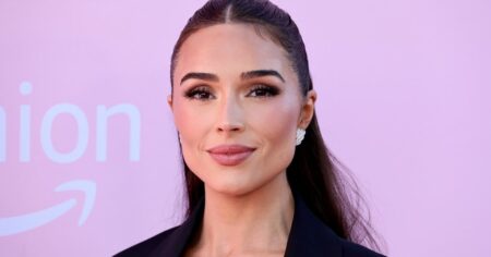 Channel Olivia Culpo’s Comfy Maternity Style With This  Lounge Set
