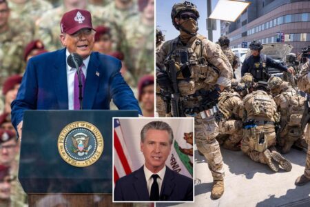 Trump says LA would be ‘burning to the ground’ if he hadn’t sent in the Marines, National Guard