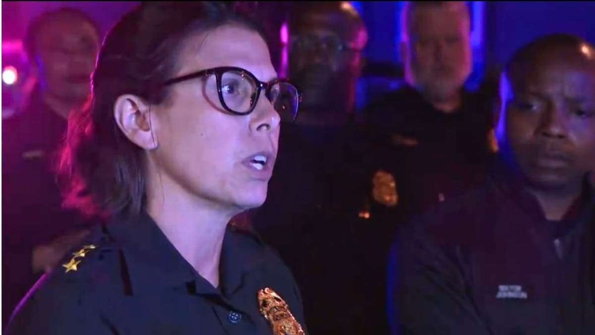 Assistant Milwaukee Police Chief Nicole Waldner speaking