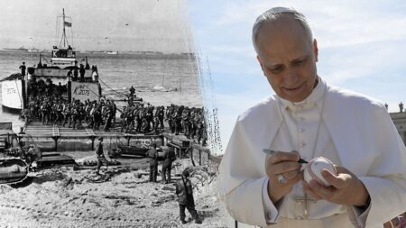 On 81st anniversary of D-Day, one US Navy veteran’s son is the first American Pope