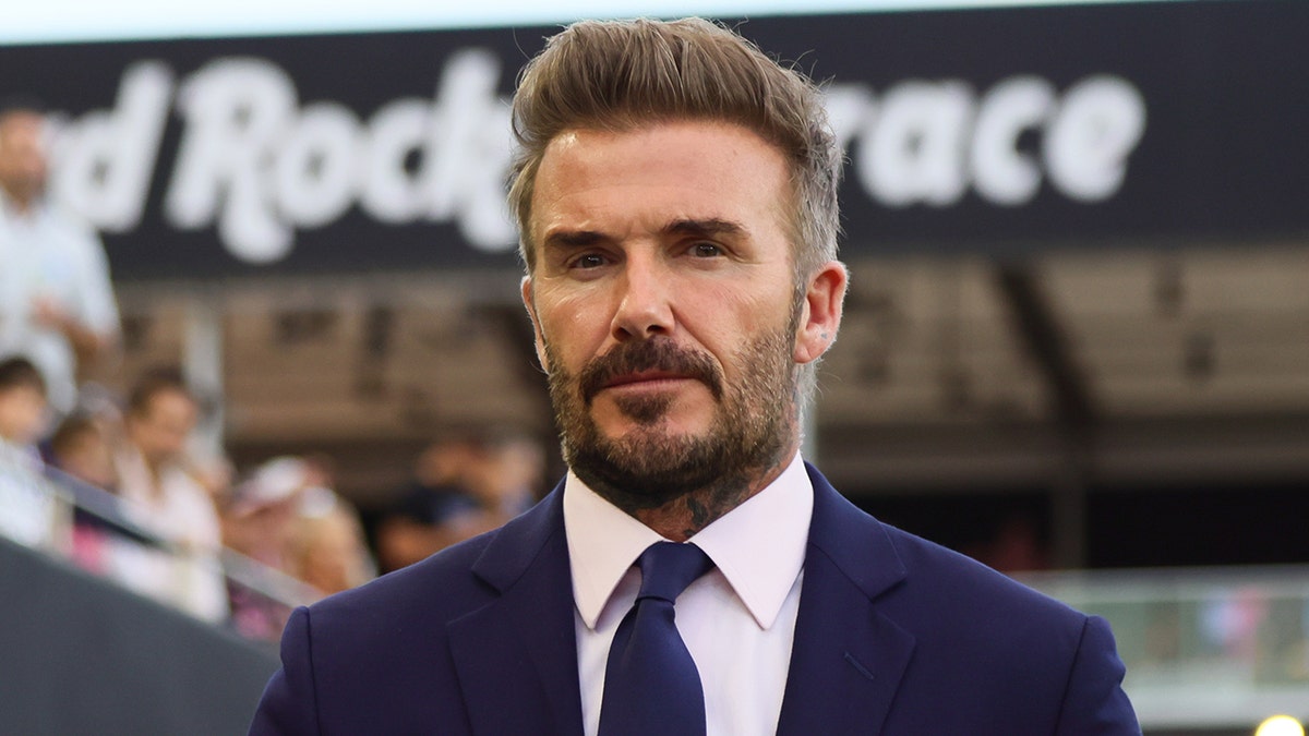 David Beckham at MLS match