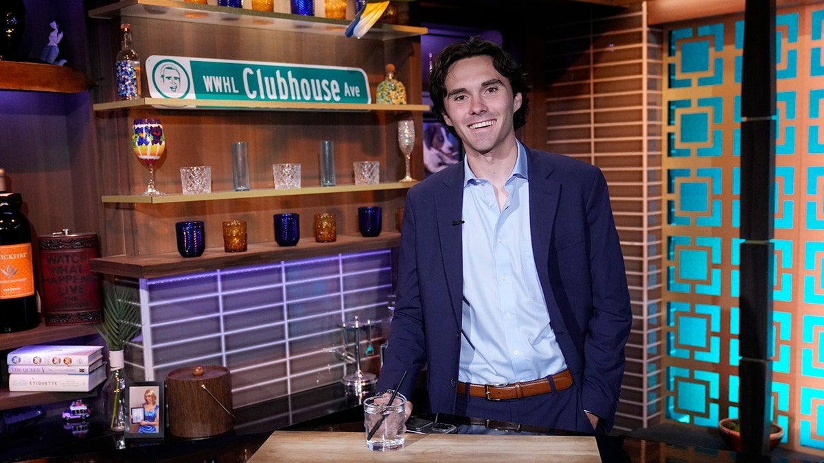 Hogg on set of Andy Cohen's show