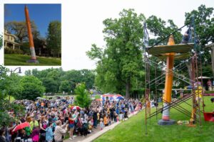 Minneapolis neighborhood has a bizarre annual tradition — and it involves a gigantic No. 2 pencil