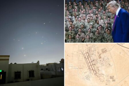 Iran fires missiles toward US bases in Qatar and Iraq in retaliation for Trump strikes on nuclear sites