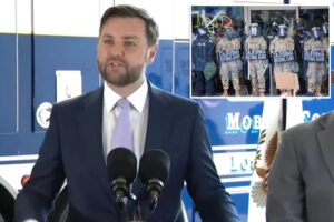 JD Vance boasts Trump will call in National Guard to quell riots ‘again if he has to’ following appeals court victory